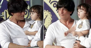 shah rukh khan with abram