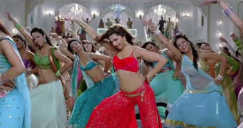 hot-deepika-padukone-navel-in-red